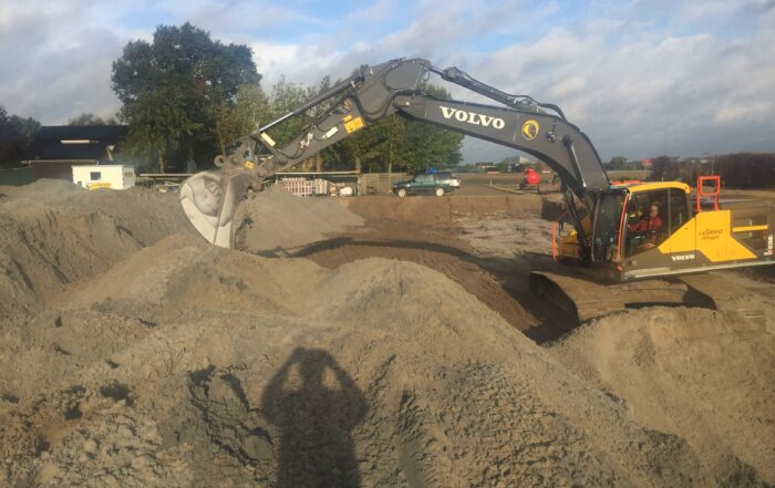 Uitgraven bollengrond