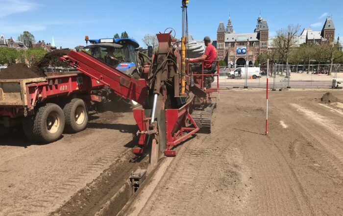 Drainage Museumplein Amsterdam - vd Geest Hillegom Grondwerken