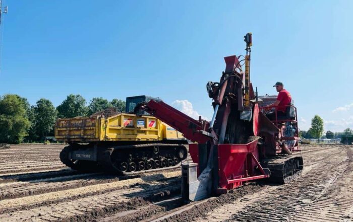 Sportvelden Drainage - vd Geest Hillegom Grondwerken