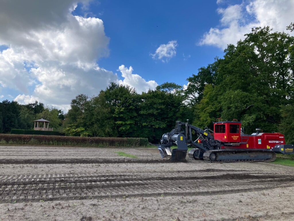 gesloten drainagesysteem voor keukenhof perceel