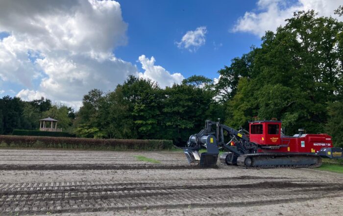 gesloten drainagesysteem voor keukenhof perceel